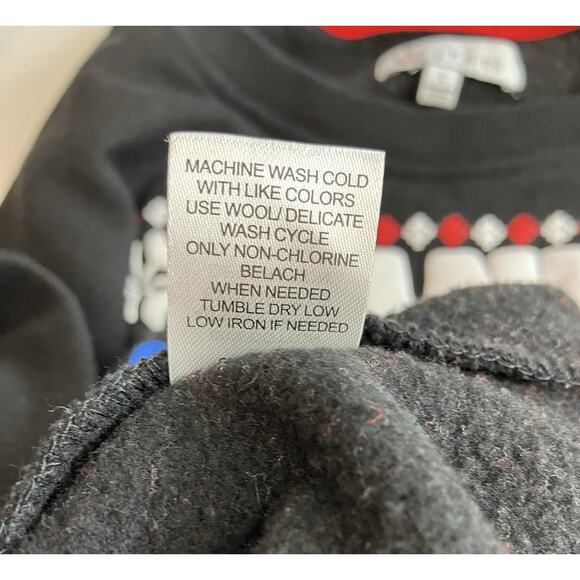 Jolly Knits Santa Jaws Crewneck Christmas Sweatshirt Men’s Size L - Picture 7 of 7